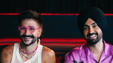 Camilo junto al artista hindú Diljit Dosanjh, su compañero en 'Palpita'