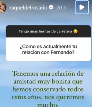 Raquel del Rosario y la respuesta a cómo es su relación actual con Fernando Alonso
