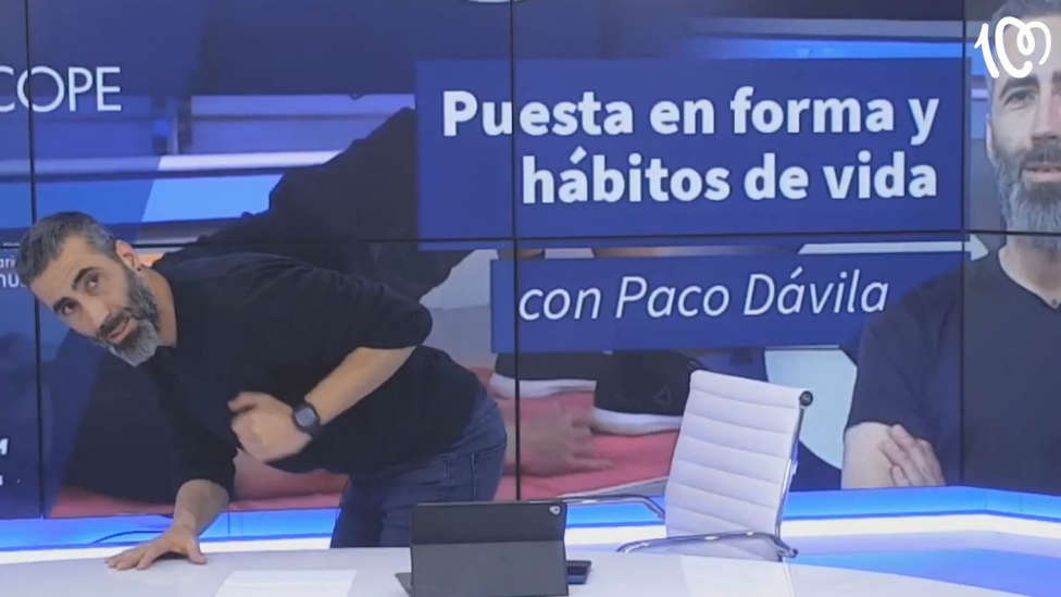 Consultorio con Paco Dávila para mantenerte en forma y adoptar hábitos saludables durante el aislamiento