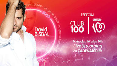 David Bisbal ofrece este miércoles el CLUB 100