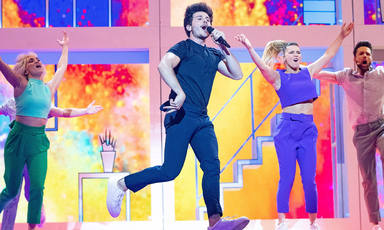 Miki Núñez interpreta 'La venda' en 'Eurovisión 2019'