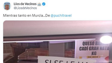 El cartel viral en el escaparate de una carnicería de Murcia del que todo el mundo habla