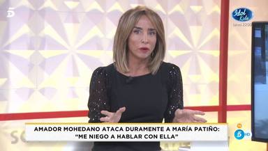 María Patiño carga contra Amador Mohedano en 'Socialité'