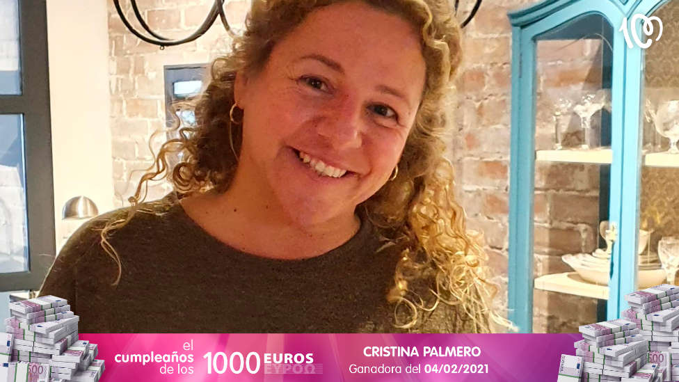 Cristina, ganadora de 1.000 euros: "Por fin voy a cumplir el sueño de mi hijo"