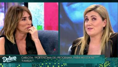 María Patiño, rota, confiesa el motivo real de su distanciamiento con Carlota Corredera: Ni nos mirábamos