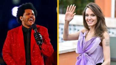 Los rumores de relación entre The Weeknd y Angelina Jolie que han durado un suspiro