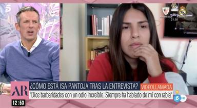 Joaquín Prat escucha el desahogo de Isa Pantoja tras la demoledora entrevista de su hermano