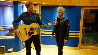El príncipe Harry se cita con Bon Jovi en los estudios Abbey Road