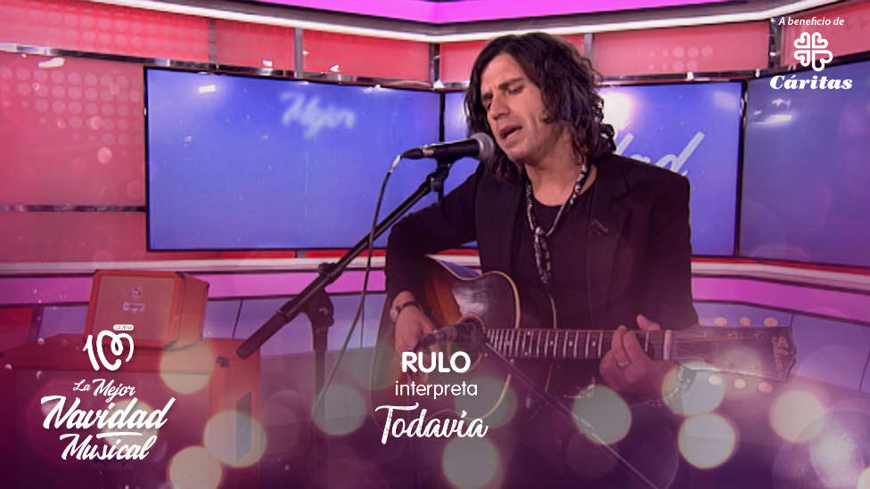 Vuelve a ver la actuación de 'Rulo' en 'La Mejor Navidad Musical' donde interpreta 'Todavía'