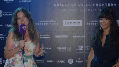 Vanesa Martín atiende a CADENA 100 en el Concert Music Festival