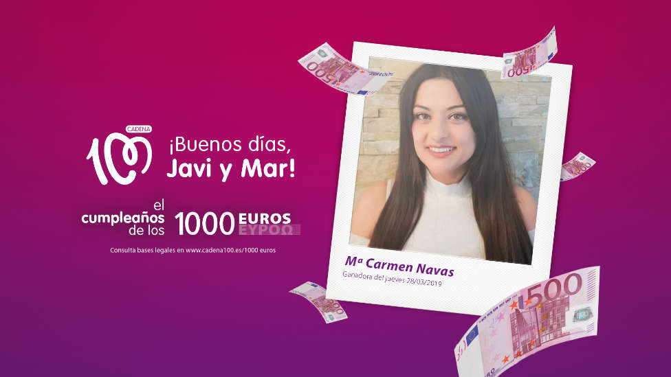 ¡María del Carmen Navas es la ganadora de El cumpleaños de CADENA 100!