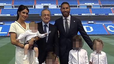 Pilar Rubio se viste de blanco para la despedida de Sergio Ramos del Real Madrid