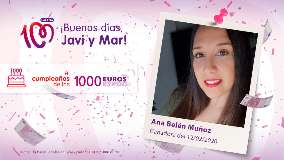 ¡Ana Belén Muñoz ha ganado 1.000 euros!
