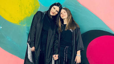 Laura Pausini y su hija Paola