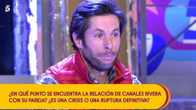 Canales Rivera derrumbado al hablar de la ruptura con su novia