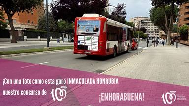 Inmaculada es la ganadora del concurso 'El bus de CADENA 100': ¡enhorabuena!