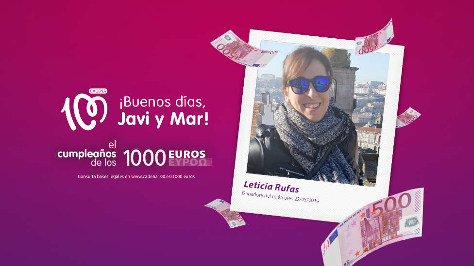 ¡Leticia Rufas ha ganado 1.000 euros!