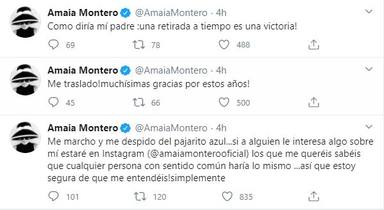 Amaia Montero abandona Twitter tras las críticas