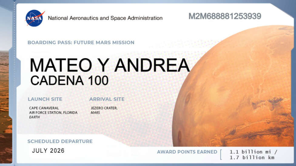 Mateo & Andrea se van de viaje: ¡A Marte! y tú también puedes hacerlo