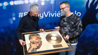 Más alegrías para Sergio Dalma: recibe disco de oro por su álbum 'Alegría'