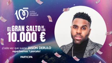 Jason Derulo, artista del día en El Gran Salto de los 10.000 euros de CADENA 100