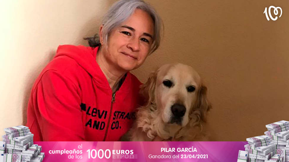 Pilar García, ganadora de El Cumpleaños de los 1.000 euros