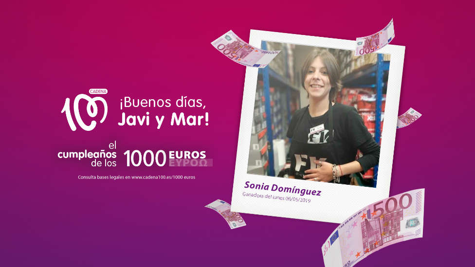 ¡Sonia Domínguez se ha llevado El Cumpleaños de los 1.000 euros!