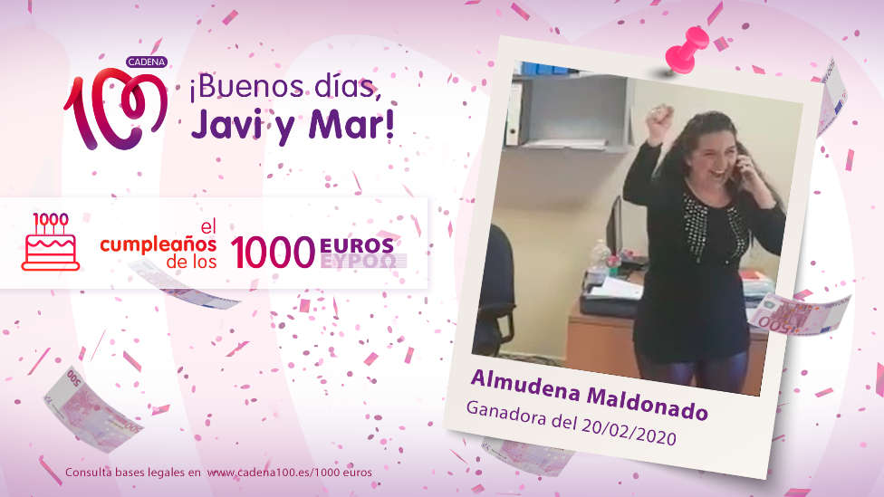 ¡Almudena Maldonado se ha llevado 1.000 euros!