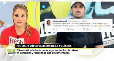 Alba Carrillo contra Feliciano López