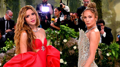 Shakira y Jennifer López en la Met Gala de 2024