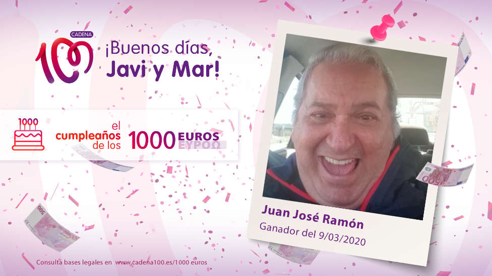 ¡Juan José se ha llevado El Cumpleaños de los 1.000 euros!
