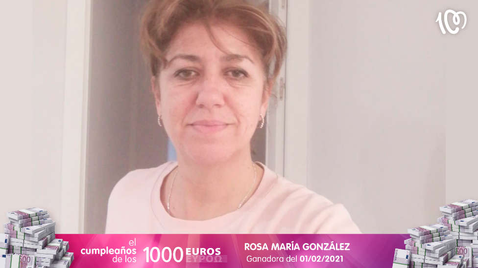 Rosa María ha ganado 1.000 euros
