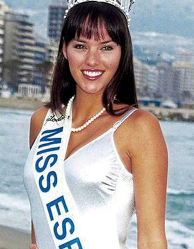 Helen Lindes en el año 2000 cuando ganó Miss España