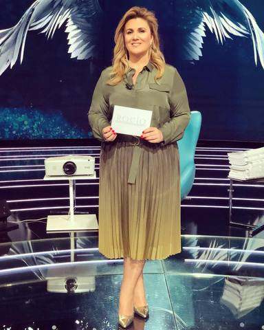 Carlota Corredera en una imagen como presentadora de Rocío, contar la verdad para seguir viva
