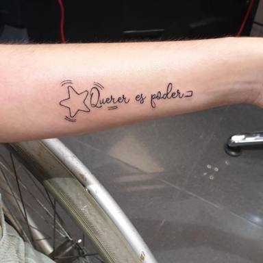 El emotivo mensaje de Patricia Montero a una seguidora que se ha tatuado su lema de vida