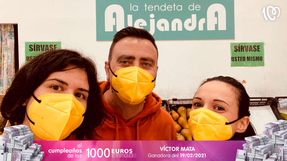 Víctor ha ganado 1.000 euros: "¡Se ha revolucionado la tienda!"