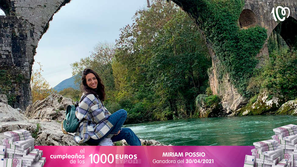 Miriam Possio, ganadora de 1.000 euros: "Ha sido la alegría de empezar la mañana"