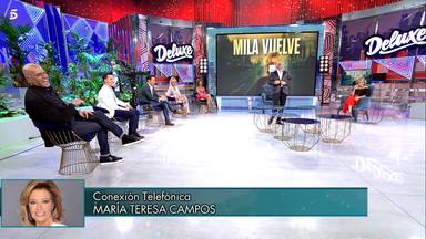 Deluxe: Marái Teresa Campos enfadada con Jorge Javier Vázquez