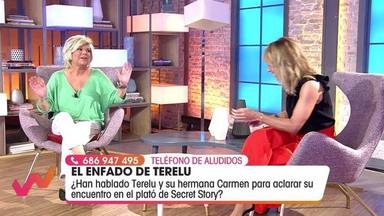 Terelu Campos, muy dolida, confiesa por qué no habla con Carmen Borrego: No tengo tema de conversación