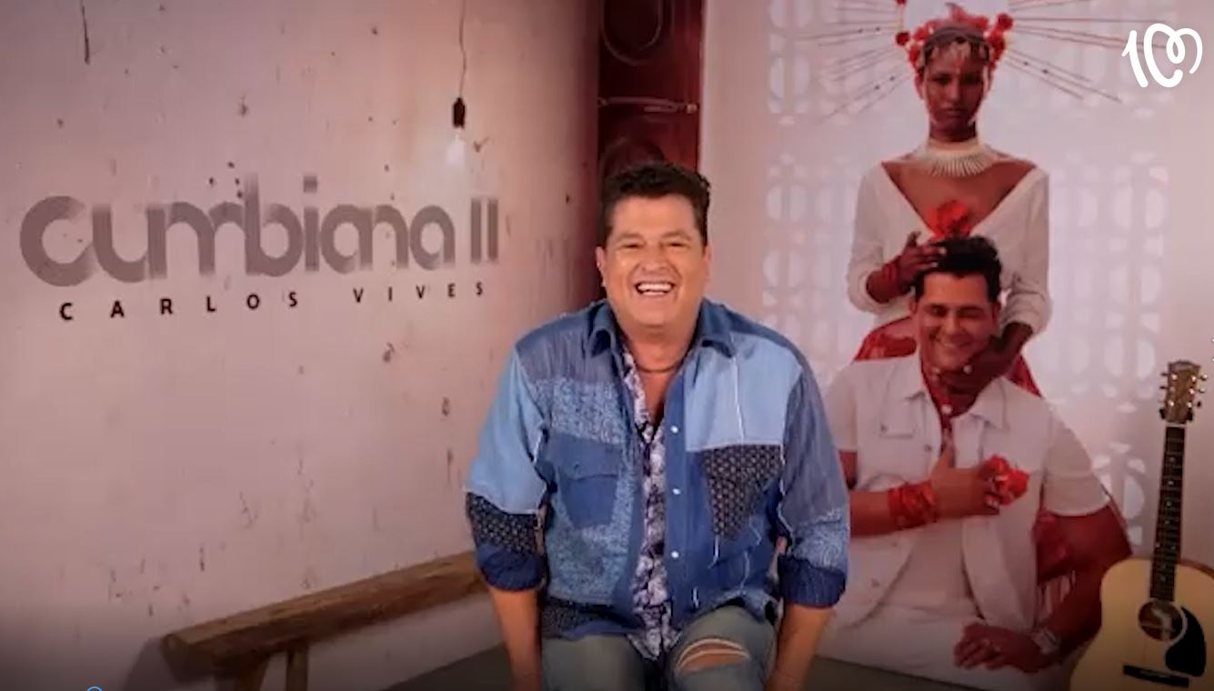Vídeo de la entrevista de Carlos Vives en CADENA 100 presentando su álbum 'Cumbiana II'