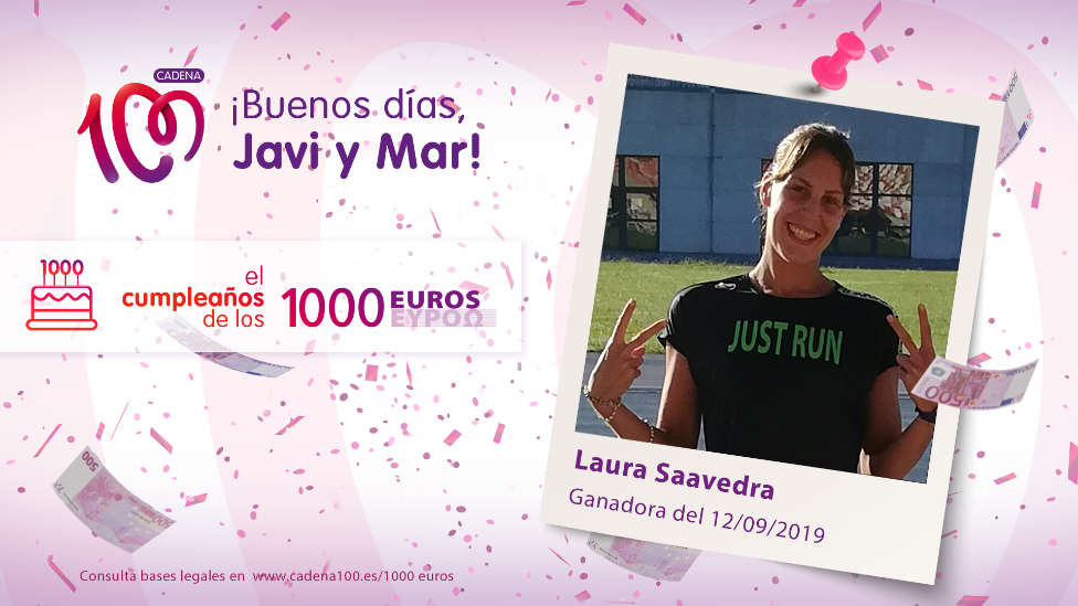 ¡Laura Saavedra ha ganado 1.000 euros!