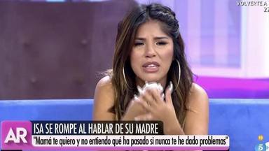 Isa Pantoja llora al habar a su madre en 'El programa de Ana Rosa'
