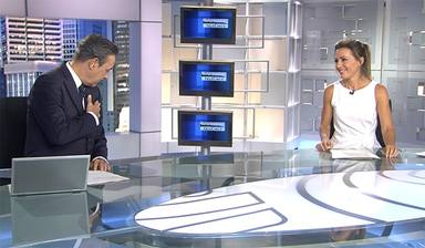 Informativos Telecinco: José Ribagorda Ángeles Blanco saludo OMS
