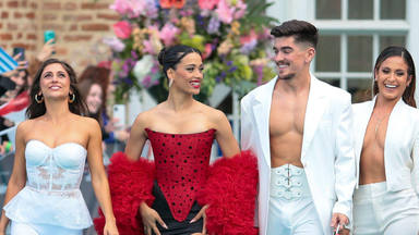 Chanel en la alfombra turquesa de Eurovisión 2022