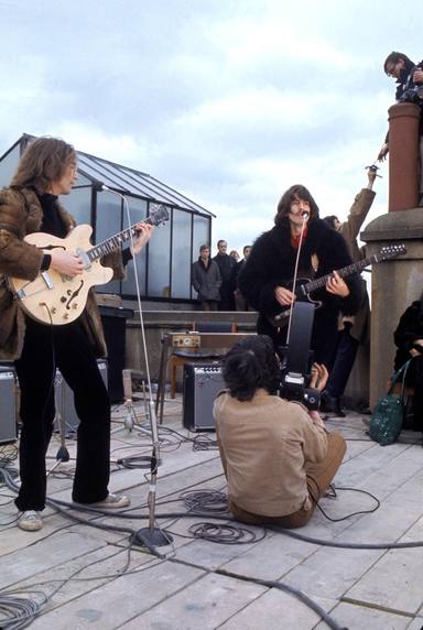 Último concierto de los Beatles. Tejado de las oficinas de Apple Corps Ltd