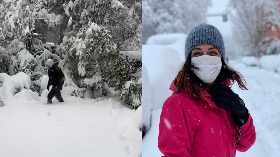 El equipo de ¡Buenos días, Javi y Mar! cuenta su experiencia con la nieve: esquís, palas... ¡y hasta iglús!