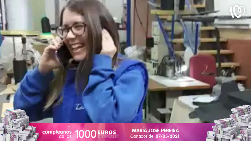 María José ha ganado 1.000 euros: "Ha sido casualidad, me he levantado justo cuando escuchaba mi fecha..."