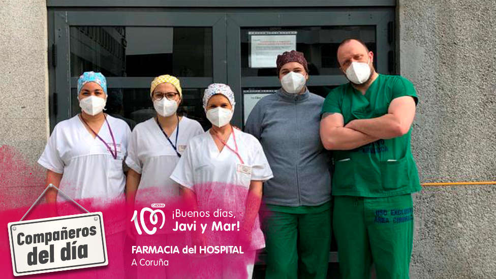 El servicio de Farmacia del Hospital de A Coruña, ¡Compañeros del Día!