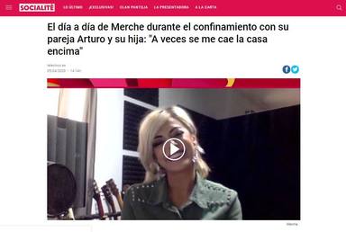 La entrevista de Merche en Socialité en la que se quedó en shock al ser preguntada por Arturo
