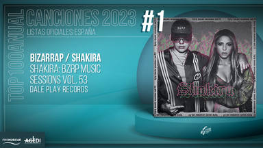 Listas anuales de venta de música 2023 en España: Shakira con Bizarrap lograron el número uno en canciones